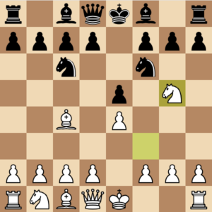 How Chess is Played -Knight attack in the Two Knights Defense (FlyIntoBooks.com)