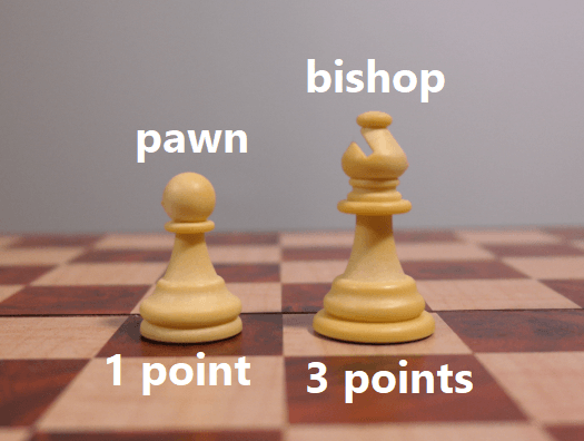 Bishop Chess Piece Point Value (FlyIntoBooks.com)