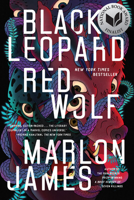 Black Leopard, Red Wolf: The Dark Star Trilogy #01 by Marlon James (Best fantasy books for adults)