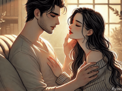 What Makes “Twisted Love” by Ana Huang a Must-Read Romance? Warm and emotional depiction from 'Twisted Love,' portraying Alex Volkov and Ava Chen’s romantic connection, perfect for fans of deep, passionate romance books.